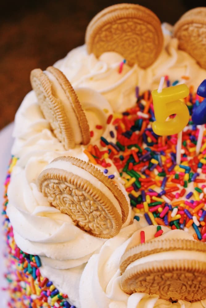 Oreo Birthday Cake