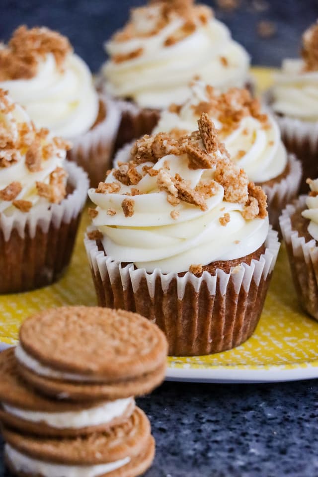 Oreo Carrot Cake Cupcakes
